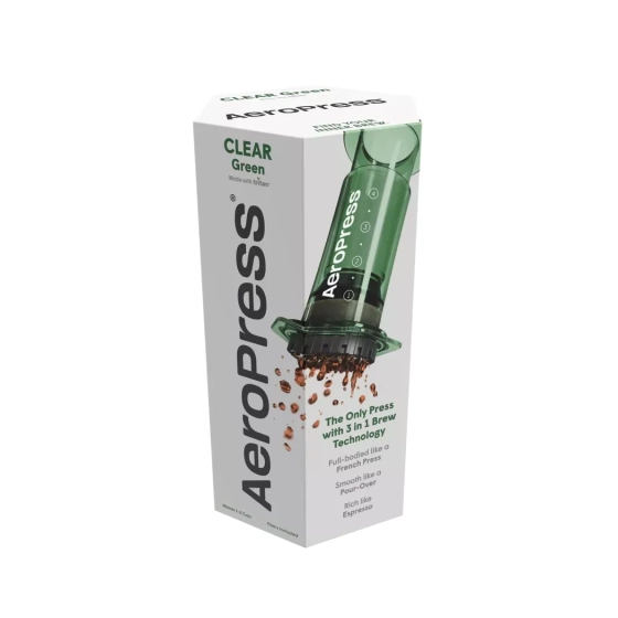 Aeropress Clear Verte