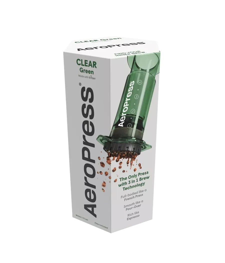 Aeropress Clear Verte