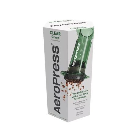 Aeropress Clear Verte
